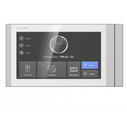 Kocom Hands-Free Video Intercom 7" Monitor White CC03-17-2  HD System