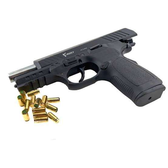Kuzey A100 Black Blank/Pepper Gun (Semi Auto|14+1|9mm PAK)