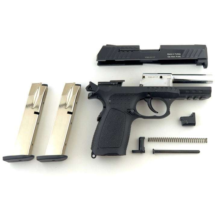Kuzey A100 Black Blank/Pepper Gun (Semi Auto|14+1|9mm PAK)