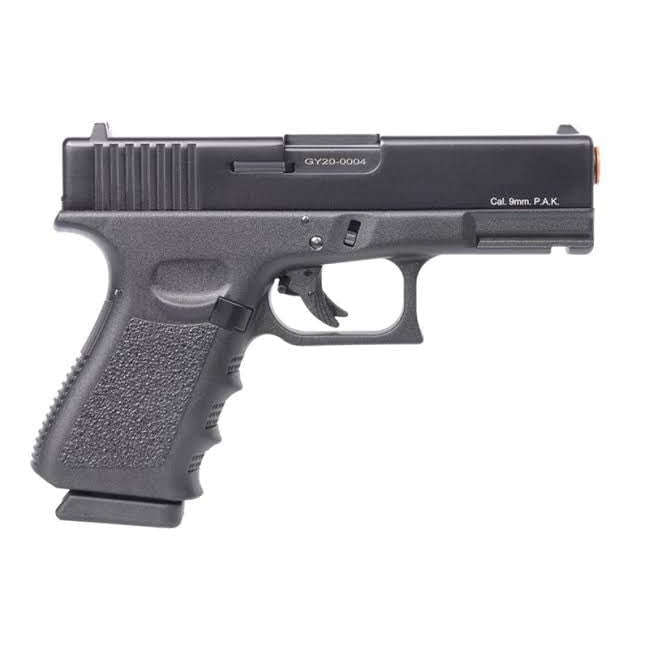 Kuzey GN19 Black Blank/Pepper Gun (Semi Auto|14+1|9mm PAK) - GSA