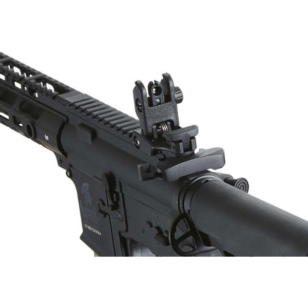 Lancer Tactical LT39BV-G3 LT-39 GEN 3 AEG W/Delta Stock BK, Metal Rail 6mm Black Airsoft Rifle