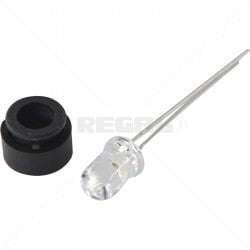 5mm Hi-Bright Blue LED + Grommet  Panel Mount Indicator Light