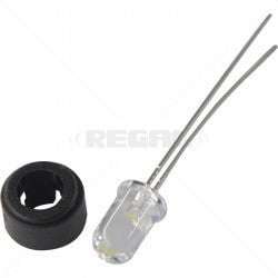 LED 5mm Hi-Brite Clear (10-Pack)  Ultra Bright White LEDs