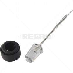 LED 5mm High Bright Green (10-Pack)  Compact, Clear Indicator LEDs