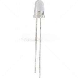 LED 5mm High Bright Green (10-Pack)  Compact, Clear Indicator LEDs