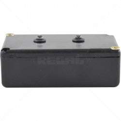 LED Box 70x50x25mm  Red & Green Hi-Brite Indicator for 12V Systems