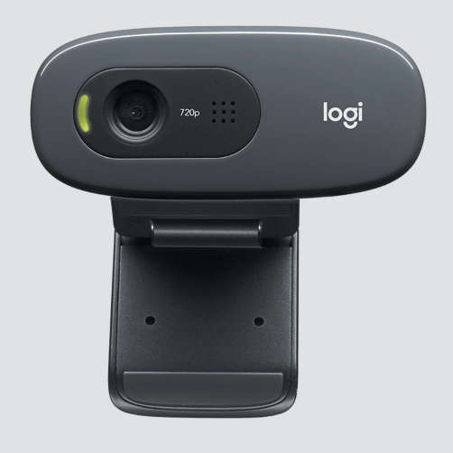 Logitech C270 - Webcam - USB - Black