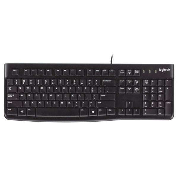 Logitech K120 - Wired Keyboard - Black - USB