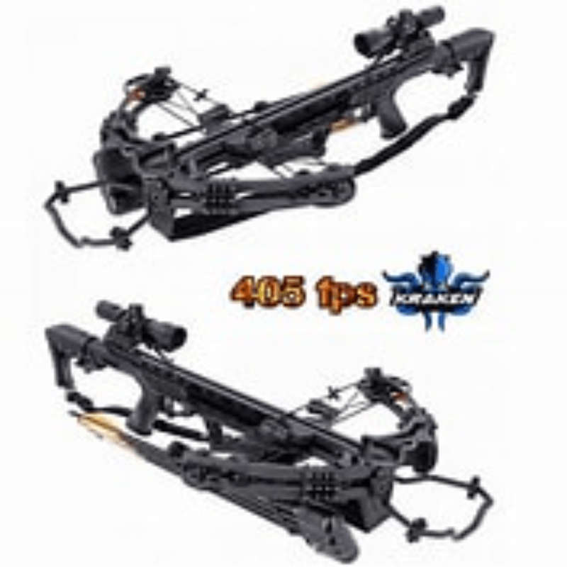 Man Kung 200LB Compound Crossbow Kraken Black  MK-XB58-BK-KIT