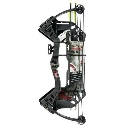 Man Kung 25lbs Black Compound Bow Set MK-CBK1-BK