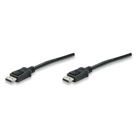 Manhattan 20-Pin DisplayPort Monitor Cable - 4K UHD Support