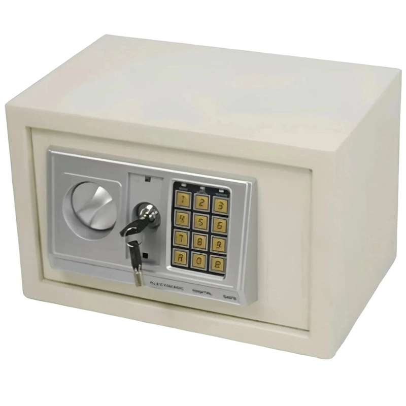 Medium White Safe
