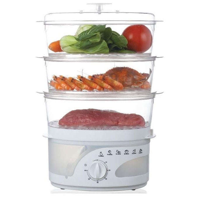 Mellerware 3 Tier 9 Litre Food Steamer  Healthy and Efficient Cooking