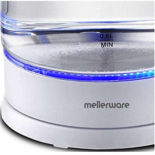 Mellerware 360 Degree Cordless Kettle Glass White