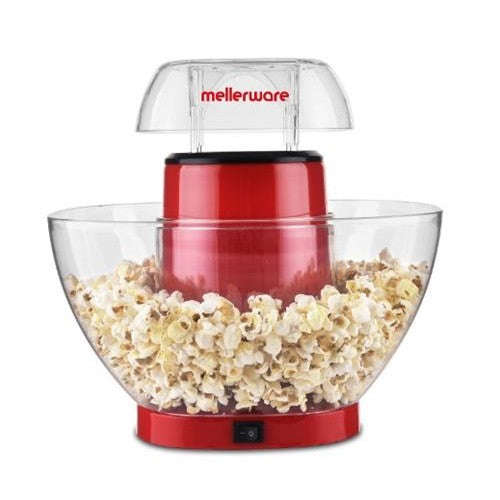 Mellerware Popcorn Maker Red 4.5L  Healthy Hot Air Popping