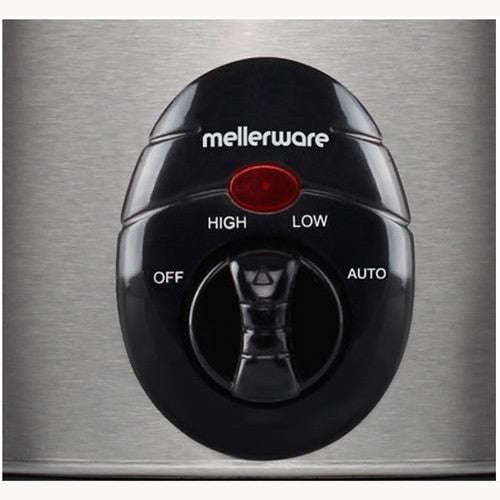 Mellerware Stainless Steel Brushed Slow Cooker 6.5L  320W