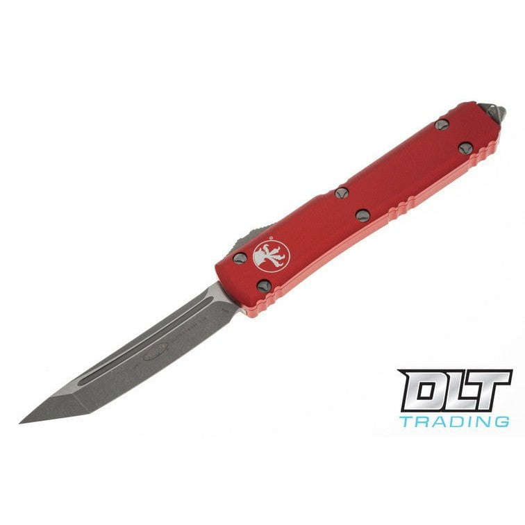Microtech 123-10APRD Ultratech T/E - Red Handle - Apocalyptic Blade