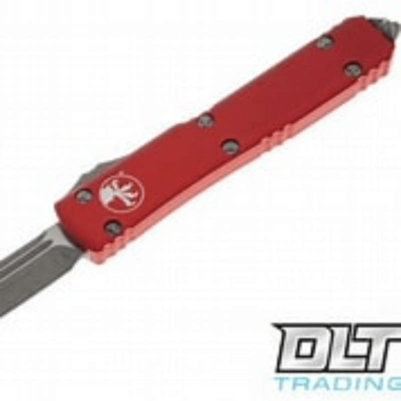 Microtech 123-10APRD Ultratech T/E - Red Handle - Apocalyptic Blade