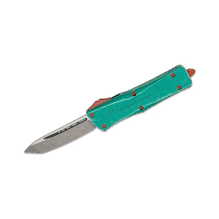 Microtech Bounty Hunter Green Apocalyptic Combat Troodon  144-10Bh