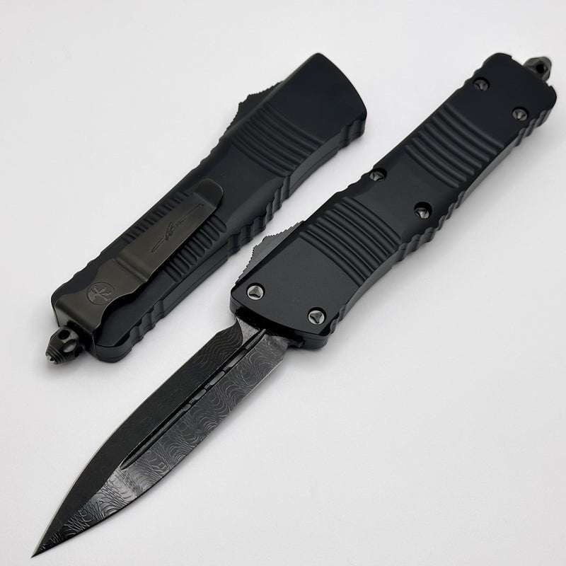 Microtech Combat Troodon D/E Shadow Damascus Standard  142-16DLCTSH