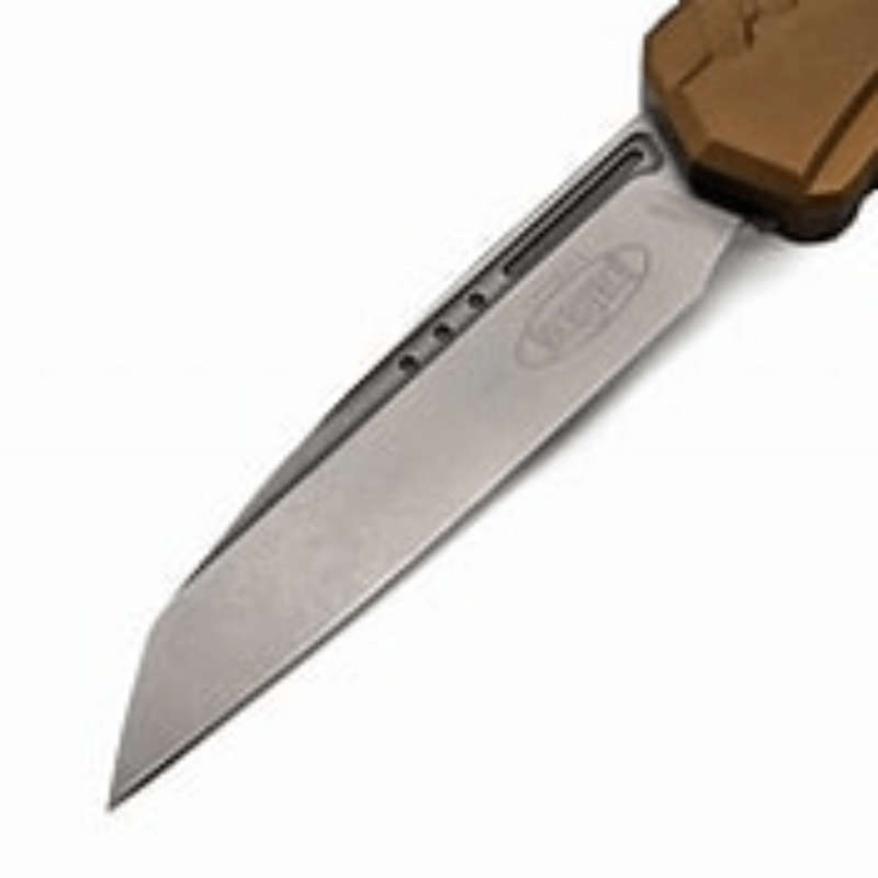 Microtech Cypher II S/E Tan Stonewash Standard 1241-10TA