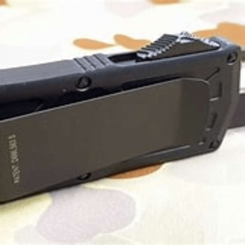 MICROTECH EXOCET T/E BLK TACTICAL  158-1T