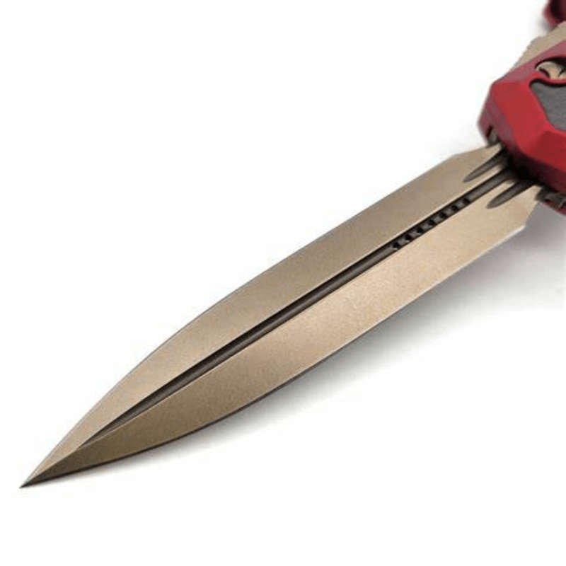Microtech Makora Bronze Carbon Fiber 206-13RDCFIS