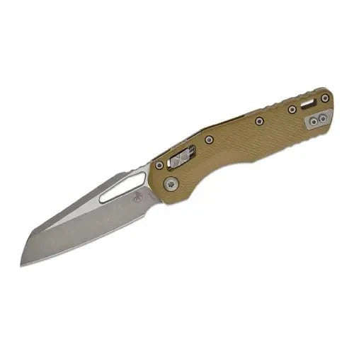 Microtech MSI® S/E Fluted G-10 OD Green Apocalyptic® Standard  210-10APFLGTOD