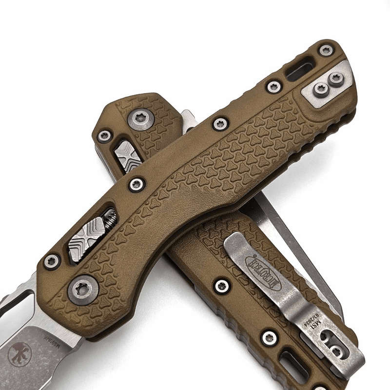 Microtech MSI® S/E Tri-Grip Polymer Dark Earth Standard  210T-1PMDE