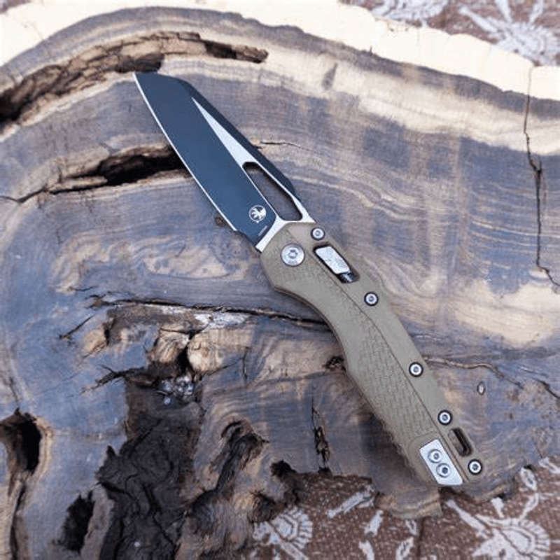 Microtech MSI® S/E Tri-Grip Polymer Dark Earth Standard  210T-1PMDE
