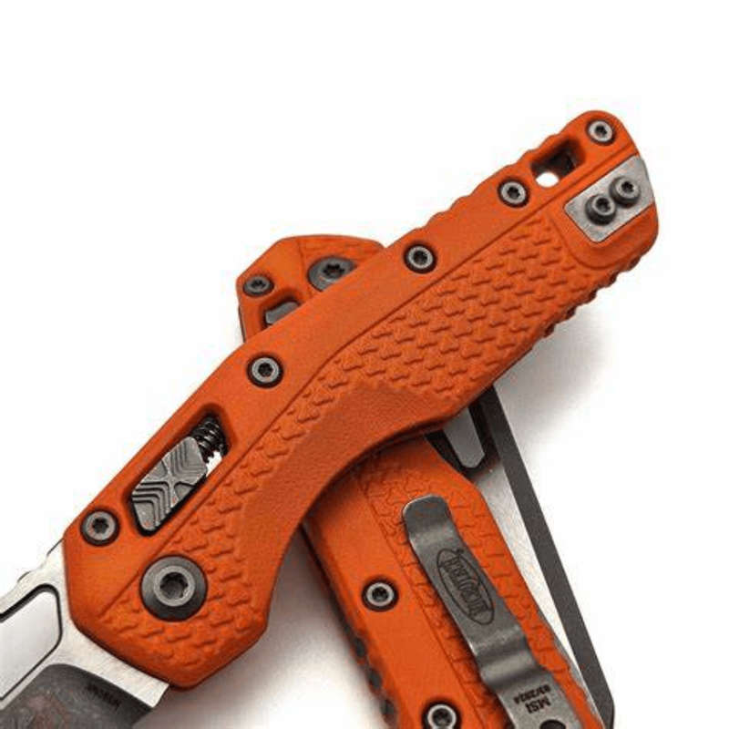 Microtech MSI® S/E Tri-Grip Polymer Orange Standard  210T-1PMOR