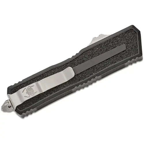 Microtech Scarab® II S/E Gen III Stonewash Partial Serrated - 1278-11