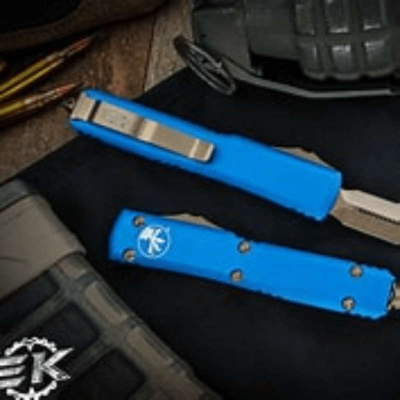 Microtech Ultratech Spartan Bronze Standard Blue  223-13BL