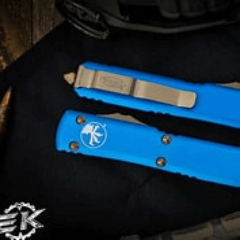 Microtech Ultratech Spartan Bronze Standard Blue  223-13BL