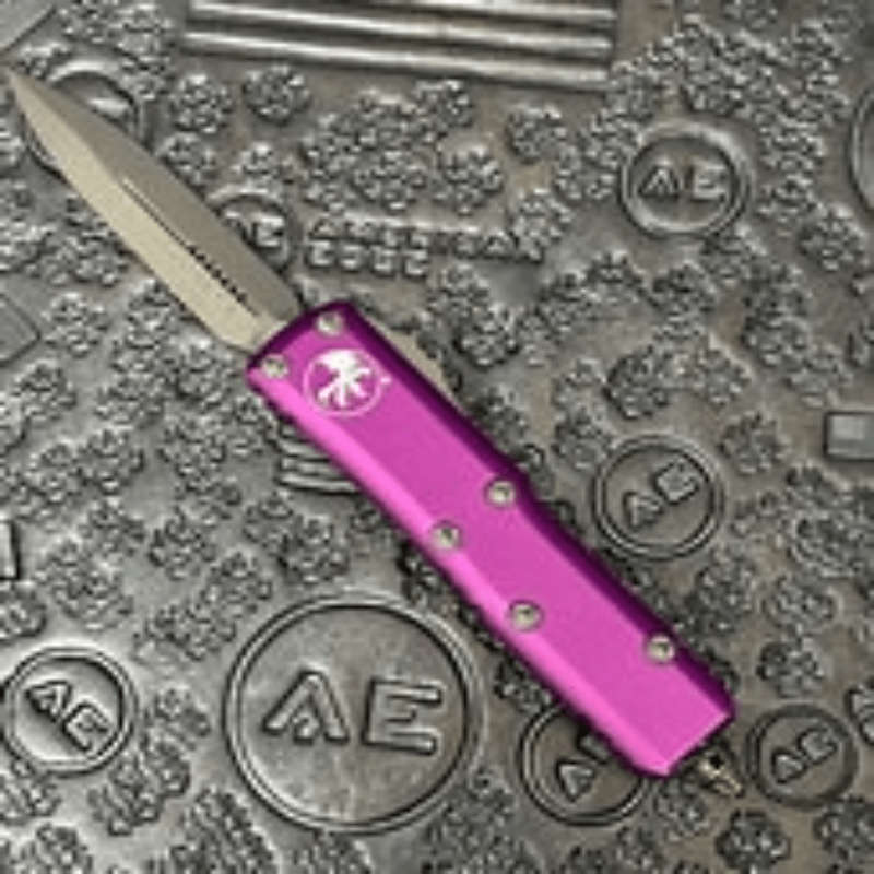 Microtech UTX-85® D/E Violet Apocalyptic® Standard  232-10APVI