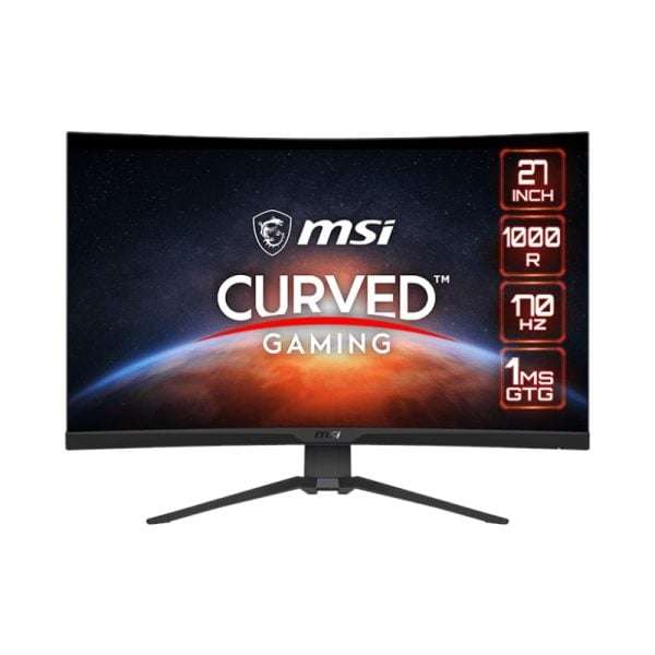 MSI MAG275CQRF-QD 27" VA Curved Gaming Monitor 2560 x 1440 QHD 170Hz