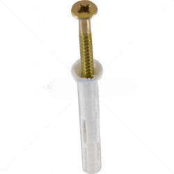 Nail-in Anchors - 6 x 55mm / 100 Part No: EF33  Galvanized for Secure Installation