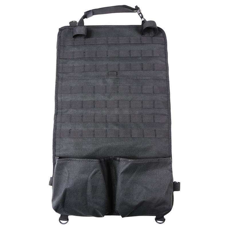 NcStar Bag Tactical Molle Seat Panel Organizer /Black (Vehicle Compatible Accessory)