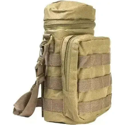 NcStar Tan Tactical Military Water Bottle Bag