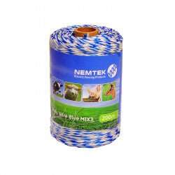 Nemtek Agri Poly Wire Blue MIX3 200m EF63-11 - High Visibility Electric Fence Wire