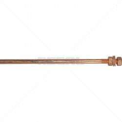 Nemtek Earth Spike Copper Including Nuts 1.2m Part No: EF01-2  Reliable Grounding Solution