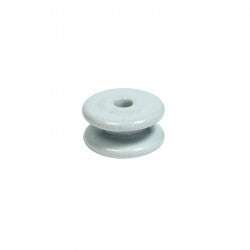Nemtek Large Porcelain Bobbin Insulator EF22-1 - Fireproof Heavy Duty Fence