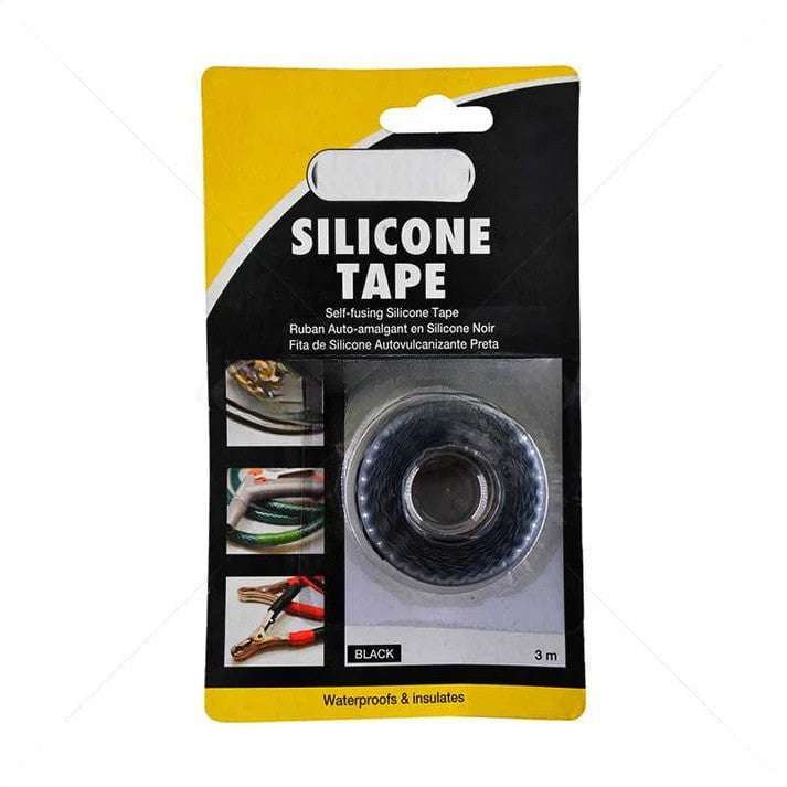 Nemtek Silicone Tape AL Colin Black Electric Fence Insulation | EF84