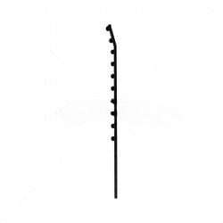 Nemtek Fence Pole 10 Line Golf Design Black Square Tube | EF11-12