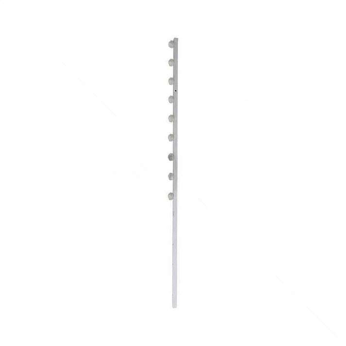 Nemtek Fence Pole 10 Line Straight Square Tube White Electric Fence | EF11-18
