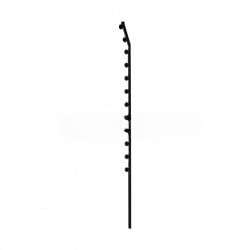 Nemtek Fence Pole 12 Line Golf Design Black Square Tube | EF11-13