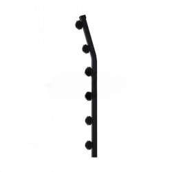 Nemtek Fence Pole 12 Line Golf Design Black Square Tube | EF11-13