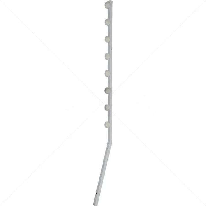 Nemtek Fence Pole 8 Line Angled Square Tube White Electric Fence | EF11-5