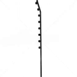 Nemtek Fence Pole 8 Line Golf Design Black Square Tube | EF11-10