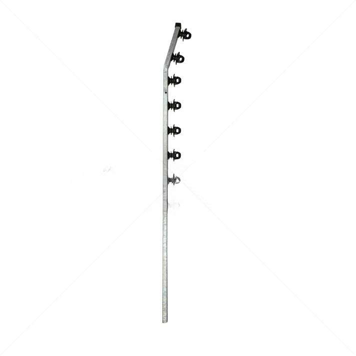 Nemtek 8-Line Golf Jurassic Galv BB Fence Pole - Heavy-Duty Electric Fencing